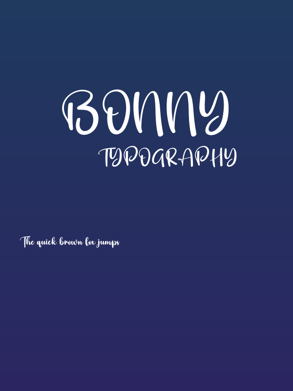 Bonny Poster