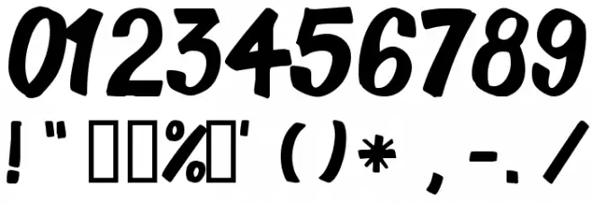 Bonoco Font OTHER CHARS