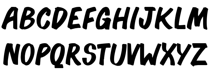 Bonoco Font LOWERCASE