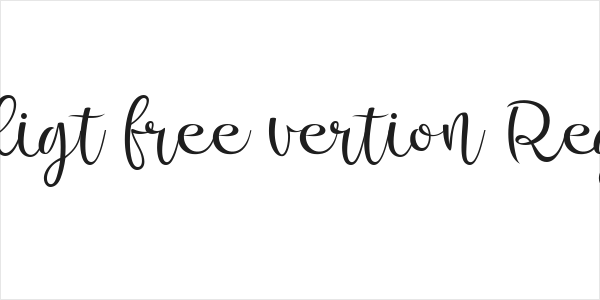 Bonoligt free vertion Regular Logo