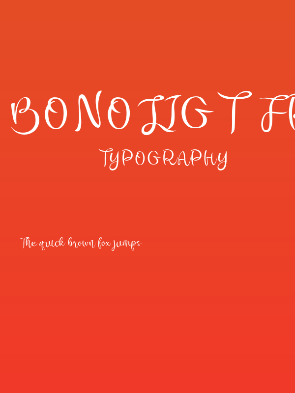 Bonoligt free vertion Regular Poster