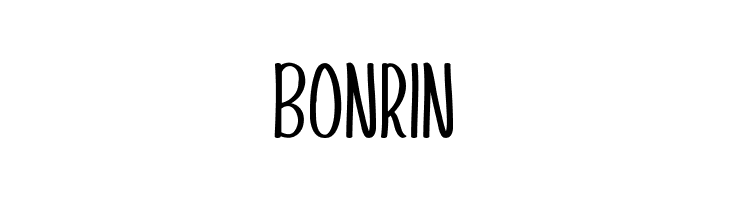 Bonrin  Free Fonts Download