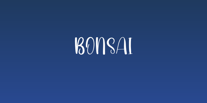 Bonsai Social Header