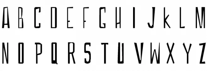 Bonsol Font UPPERCASE
