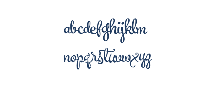 Bonspire Script PERSONAL USE Regular Lowercase