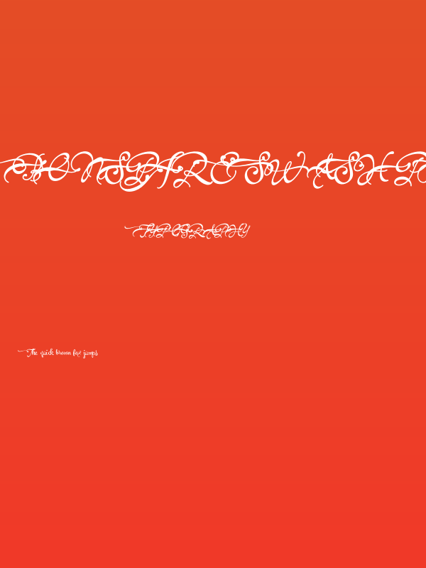 Bonspire Swash PERSONAL Regular Poster