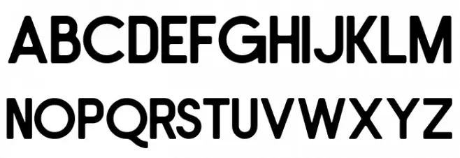 Bontang Font UPPERCASE