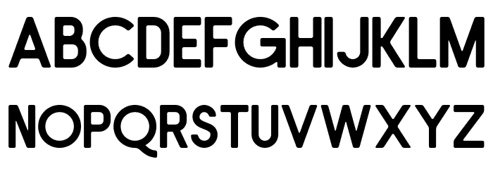 Bontang Font LOWERCASE