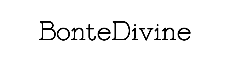 BonteDivine Font