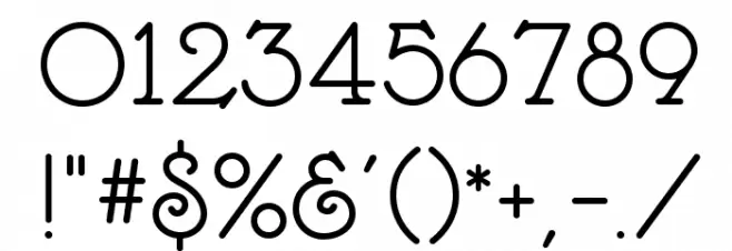 BonteDivine Font Alte caractere