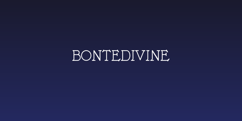 BonteDivine Social Header