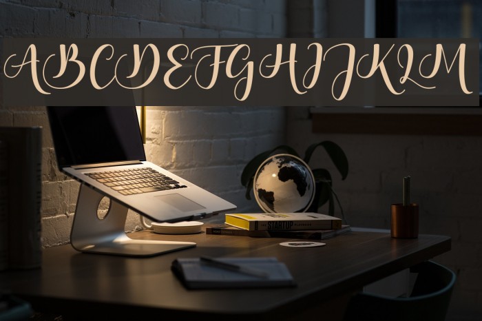 BontellaScript Font examples