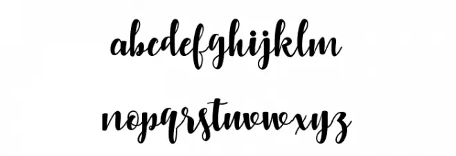 BontellaScript Шрифта строчной