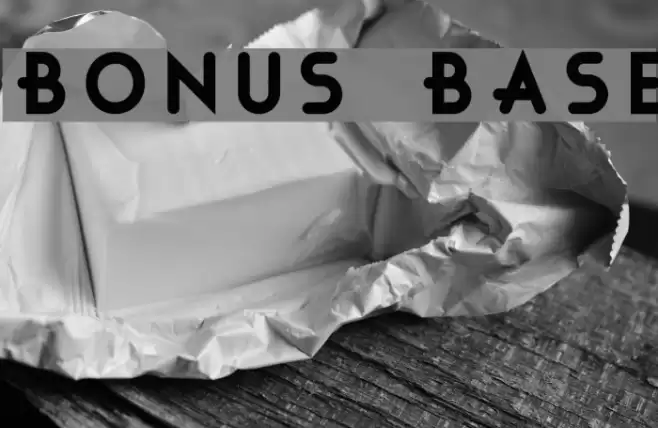 Bonus Base Font examples