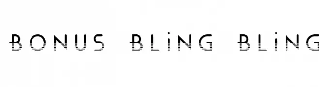 Bonus Bling Bling  لخطوط تنزيل