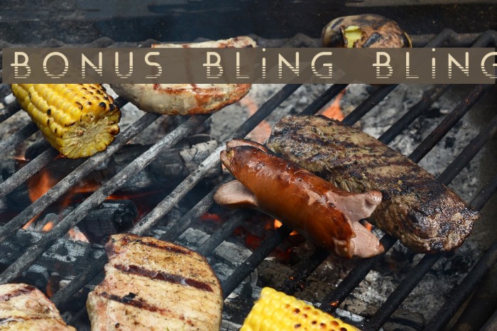Bonus Bling Bling Font examples
