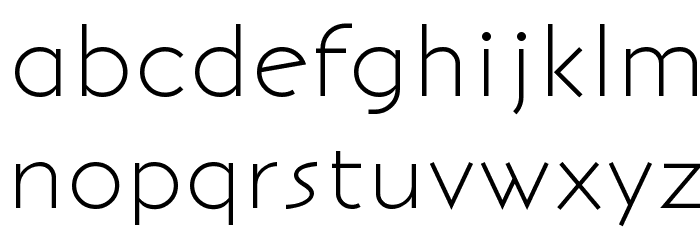 BonvenoCF Light Font LOWERCASE