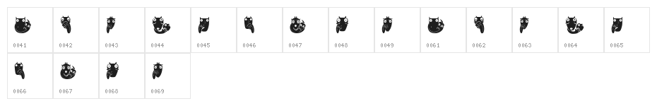 Bonvenon Regular Character Map