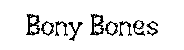Bony Bones  لخطوط تنزيل
