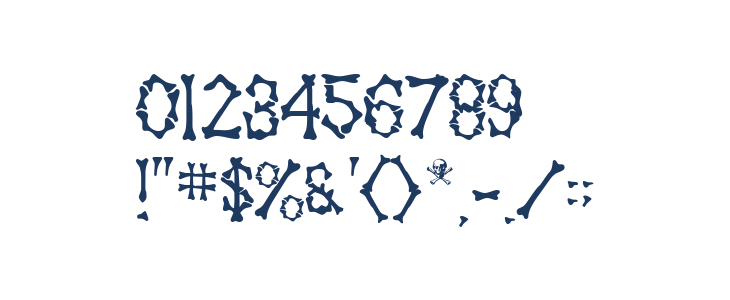 Bony Bones Other Characters