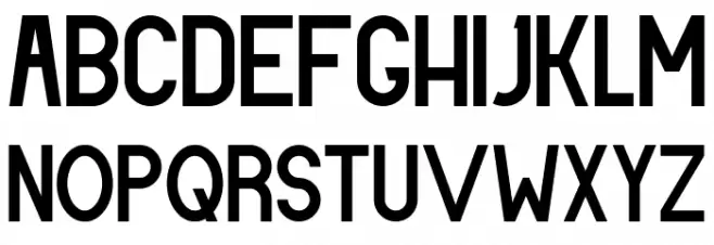 Bonza Schriftart Groß