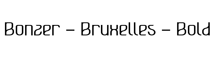 Bonzer - Bruxelles - Bold  Frei Schriftart Herunterladen