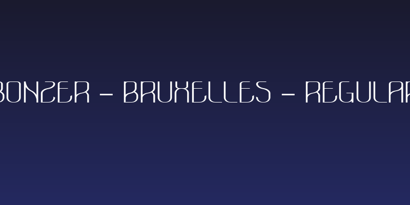 Bonzer - Bruxelles - Regular Social Header