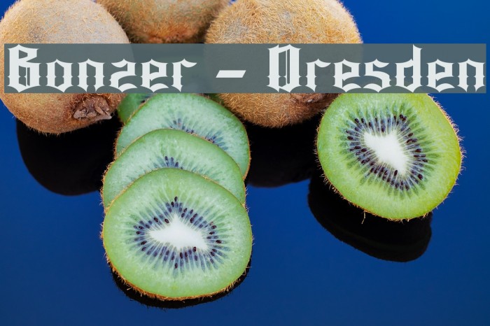 Bonzer - Dresden Font examples