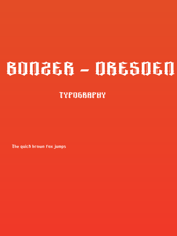 Bonzer - Dresden Poster