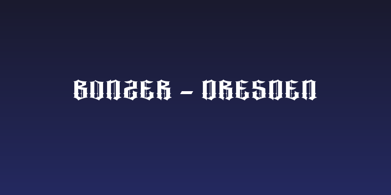Bonzer - Dresden Social Header
