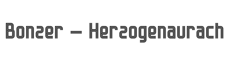 Bonzer - Herzogenaurach  नि: शुल्क फ़ॉन्ट्स डाउनलोड