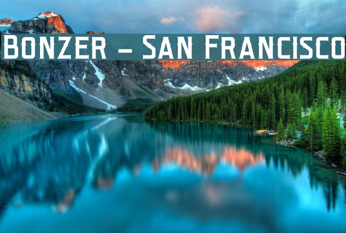 Bonzer - San Francisco Font examples