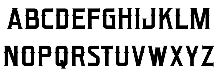 Bonzer - San Francisco Font LOWERCASE