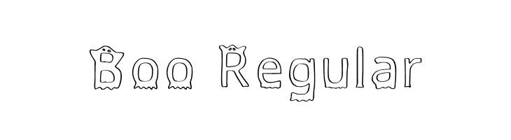 Boo Regular  baixar fontes gratis
