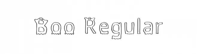 Boo Regular  フリーフォントのダウンロード