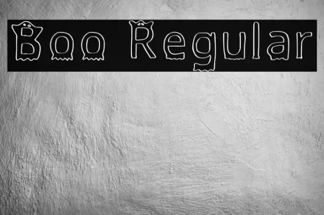 Boo Regular Polices examples