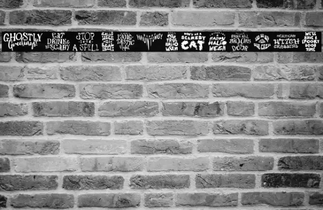 Boo Words Polices examples