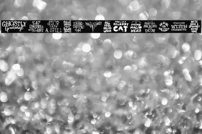 Boo Words Polices examples