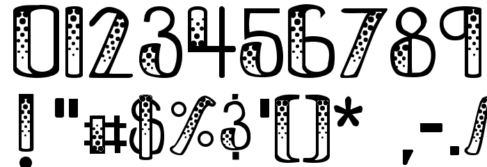 BooBooKitty Font OTHER CHARS