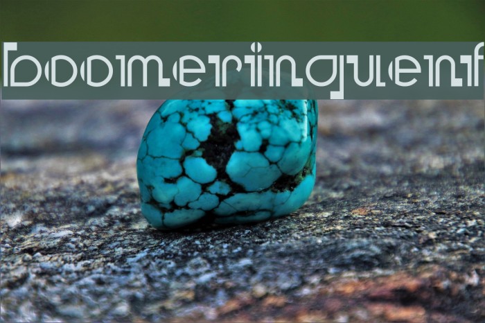 BooMeringueNF Font examples