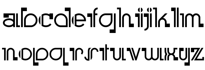 BooMeringueNF Font LOWERCASE