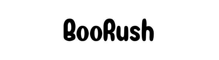 BooRush फ़ॉन्ट