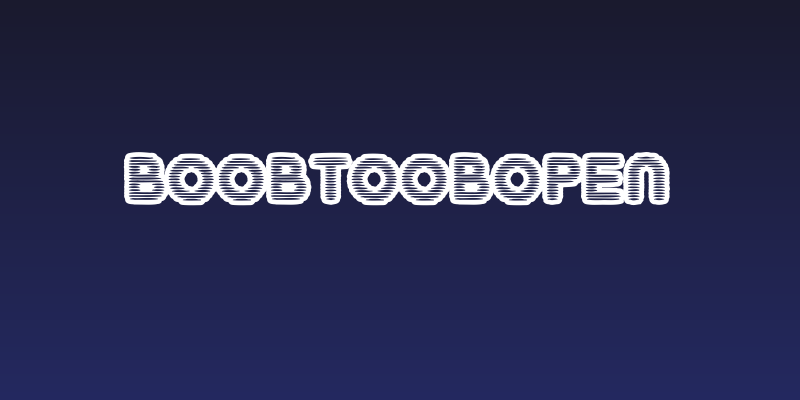 BoobToobOpen Social Header