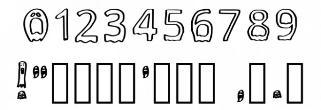 Boobold Regular Font OTHER CHARS