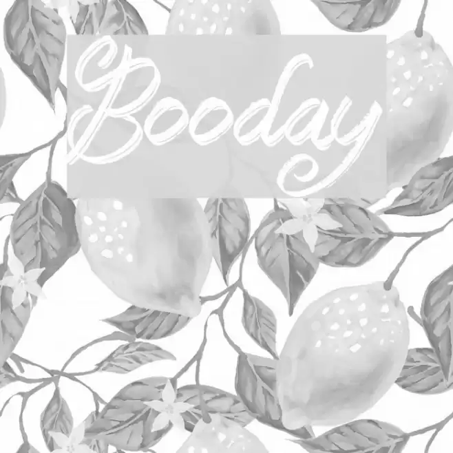 Booday Font examples