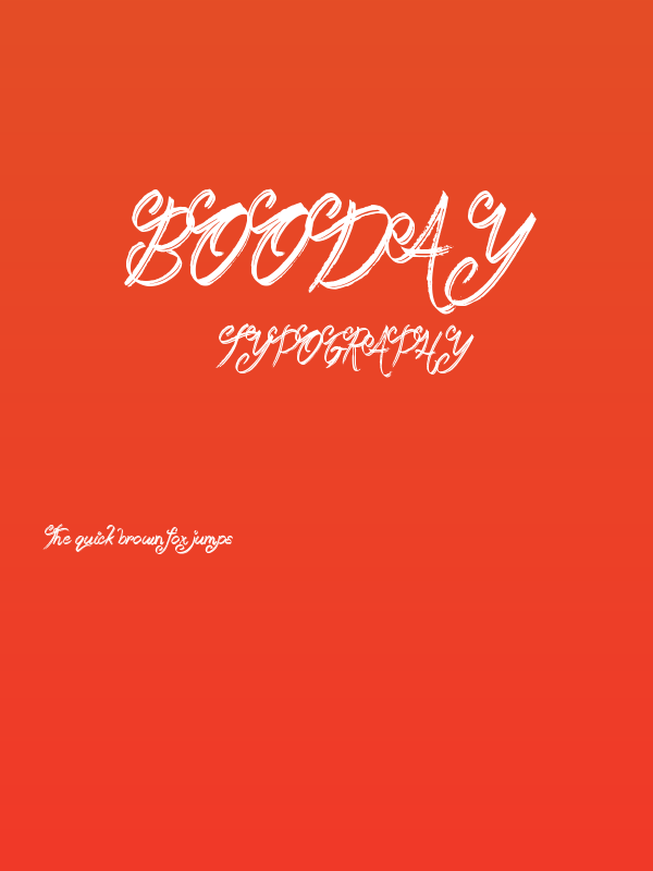 Booday Poster
