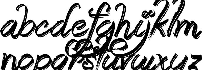 Booday Font LOWERCASE