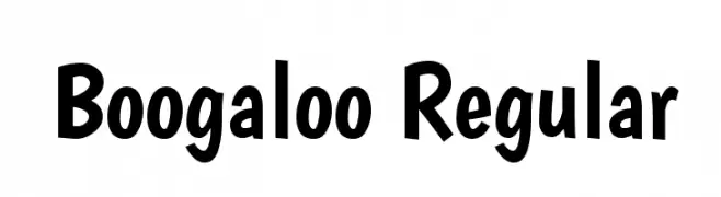 Boogaloo Regular  フリーフォントのダウンロード