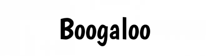 Boogaloo  नि: शुल्क फ़ॉन्ट्स डाउनलोड