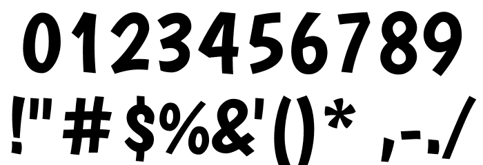 Boogaloo Font OTHER CHARS